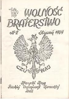 Wolność, Braterstwo nr 2/1989