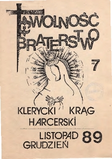 Wolność, Braterstwo nr 7/1989