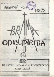 Brama Odkupienia nr 3/1988