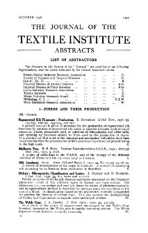 Abstracts - October (1936)