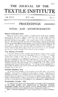Proceeding Vol. XXVII No. 7 (1936)