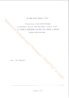 Jak Bóg Maior utracił tron (scenariusz)