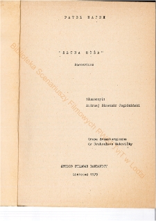 Słona róża (scenariusz)