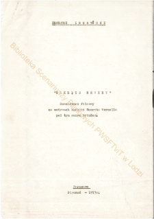 Zaklęte rewiry (scenariusz)