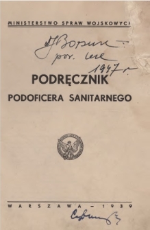 Podręcznik podoficera sanitarnego