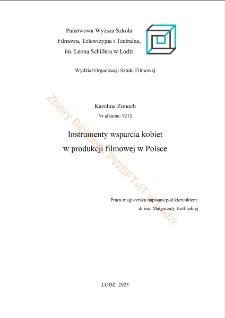 Instrumenty wsparcia kobiet w produkcji filmowej w Polsce