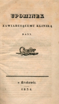 Upominek zawiaduiącemu kliniką dany