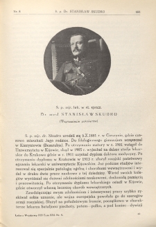 Lekarz wojskowy: dwutygodnik Organ oficer&oacute;w korpusu sanitarnego sł. czynnej i rezerwy 1933, R. XIV, T. XXI, nr 8