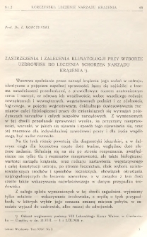 Lekarz wojskowy: dwutygodnik wydawany przez Departament Zdrowia Ministerstwa Spraw Wojskowych 1935, R. XVI, T. XXV, nr2
