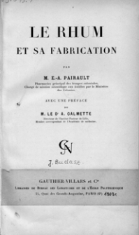 Le rhum et sa fabrication