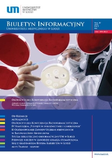 Biuletyn Informacyjny Uniwersytetu Medycznego w Łodzi 2011 vol. 4 nr 5