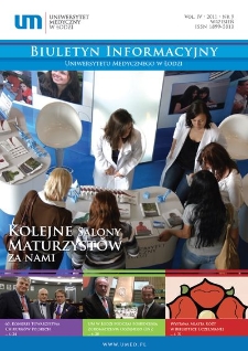 Biuletyn Informacyjny Uniwersytetu Medycznego w Łodzi 2011 vol. 4 nr 9