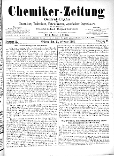 Chemiker-Zeitung Jg. 10 Nr. 12 (1886)