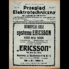Przegląd Elektrotechniczny : organ Stowarzyszenia Elektrotechnik&oacute;w Polskich R. X z. 24 (1928)