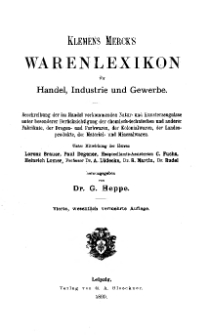 Klemens Merck's Warenlexikon, 155-329, F-K
