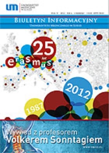 Biuletyn Informacyjny Uniwersytetu Medycznego w Łodzi 2012 vol. 5 nr 6