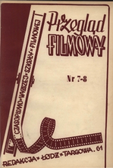Przegląd Filmowy nr 7/8 (1949)