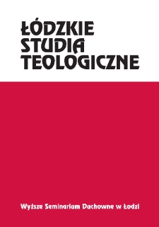 Ł&oacute;dzkie Studia Teologiczne SPIS TREŚCI T. 1 (1992) - t. 21 (2012)