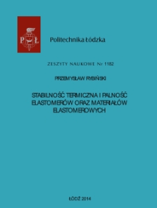 Stabilność termiczna i palność elastomer&oacute;w oraz materiał&oacute;w elastomerowych
