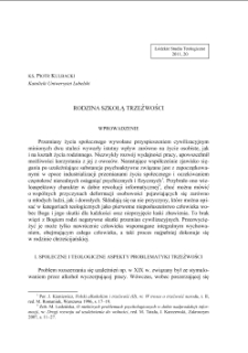 RODZINA SZKOŁĄ TRZEŹWOŚCI