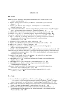 SPIS TREŚCI T.21/2012