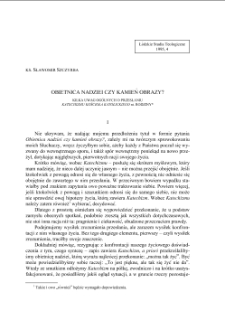 OBIETNICA NADZIEI CZY KAMIEŃ OBRAZY? KILKA UWAG OGÓLNYCH O PRZESŁANIU KATECHIZMU KOŚCIOŁA KATOLICKIEGO nt. RODZINY
