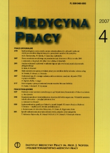 Assessment of occupational exposure to photon rays in Poland, 2006