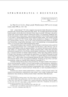 SPRAWOZDANIA I RECENZJE 1998