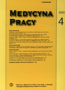 Czasowa niezdolność do pracy w grupach zawodowych zagrożonych zespołem wibracyjnym