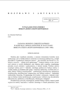 W PIĄTĄ ROCZNICĘ ŚMIERCI BISKUPA JÓZEFA ROZWADOWSKIEGO