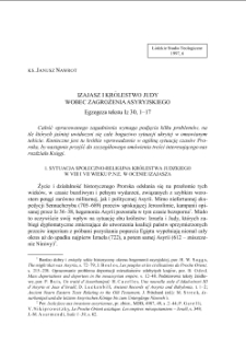 IZAJASZ I KRÓLESTWO JUDY WOBEC ZAGROŻENIA ASYRYJSKIEGO. Egzegeza tekstu Iz 30, 1–17