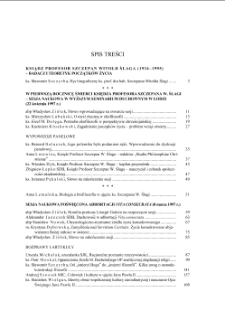 SPIS TREŚCI 1997