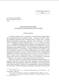 MIT BRENNENDER SORGE– POTĘPIENIE NARODOWEGO SOCJALIZMU