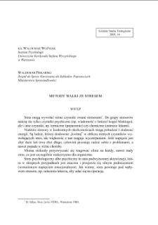 METODY WALKI ZE STRESEM