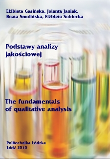 Podstawy analizy jakościowej