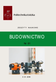 Zeszyty Naukowe. Budownictwo nr 61 (2010)